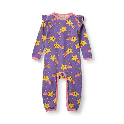 Regent long-sleeved baby suit with shooting star