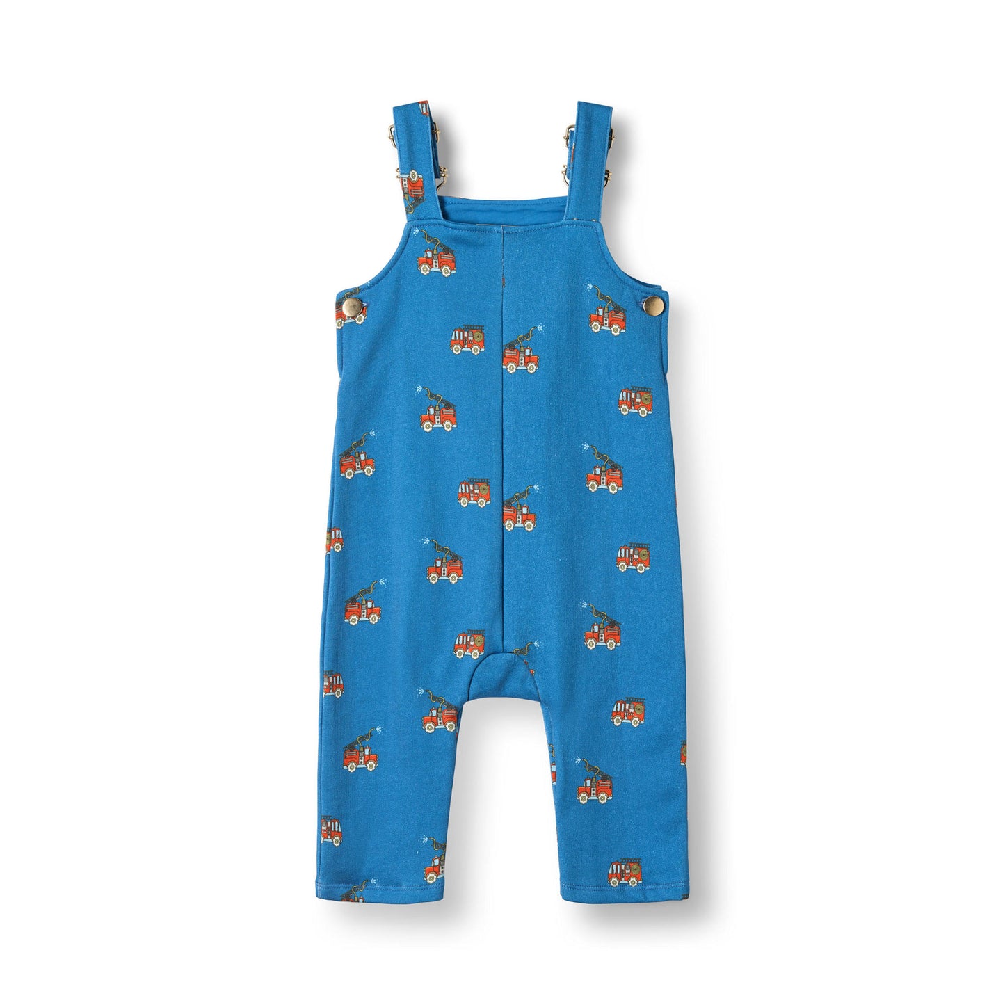 Dorset Golden overalls for baby with fire truck