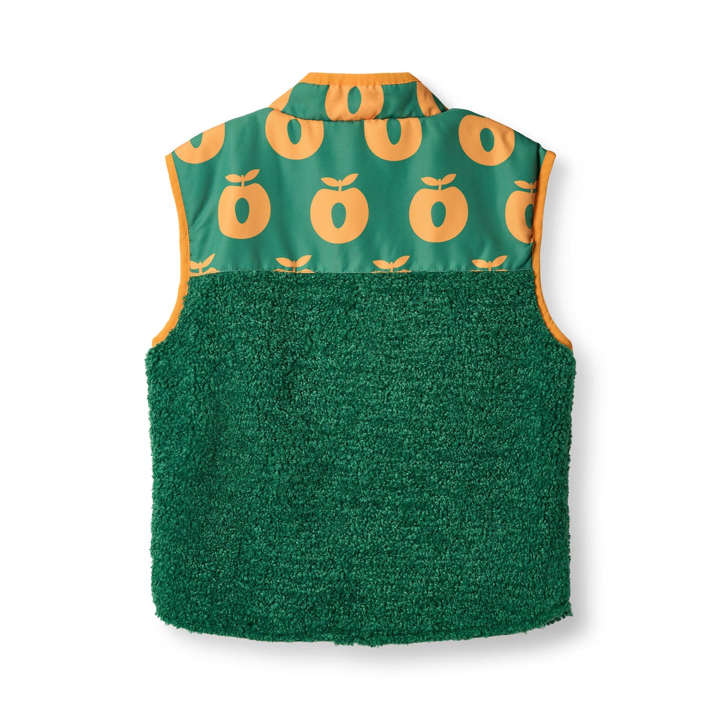 Nero fleece vest with apples