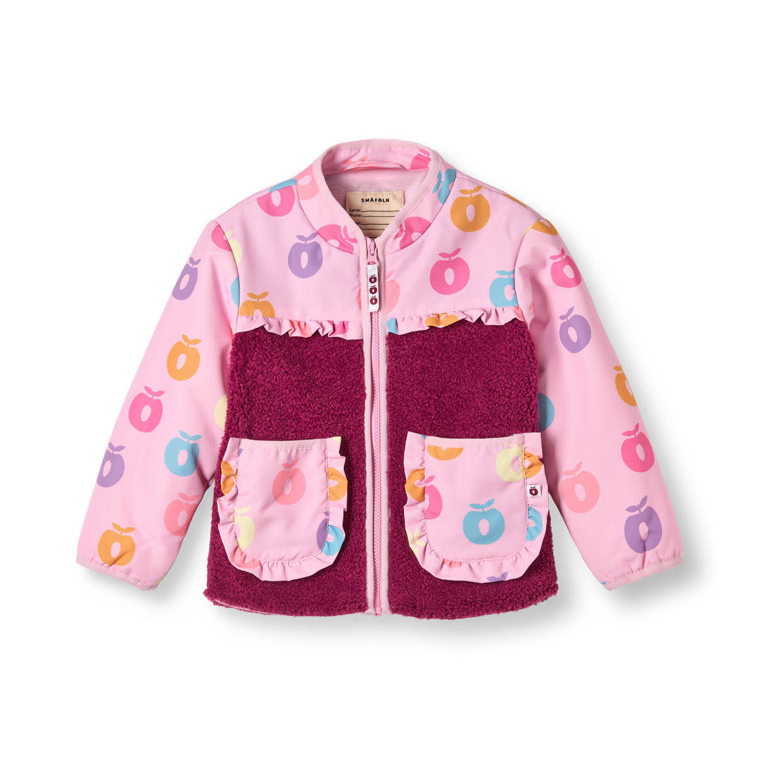 Katy fleece jacket with apples