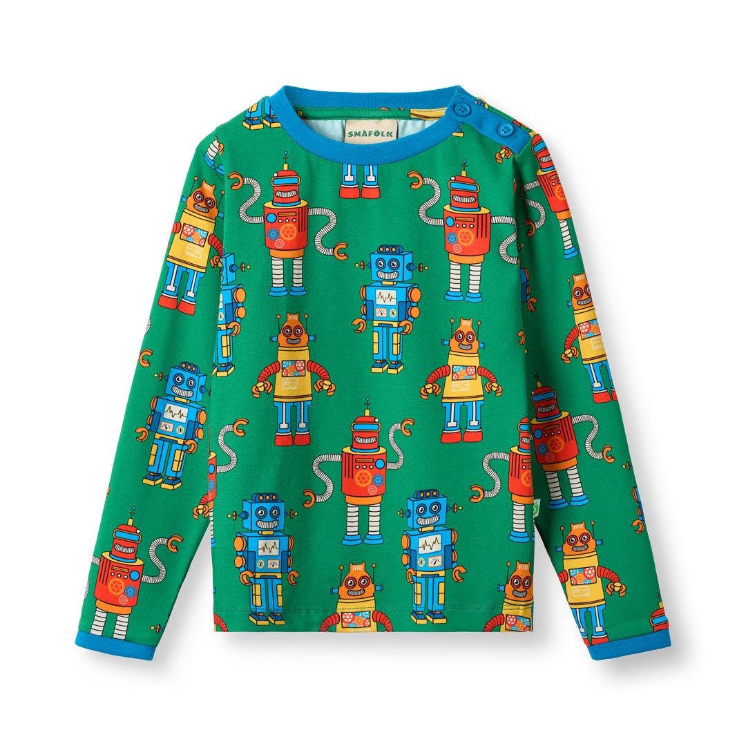 Umalin long-sleeved top with robots