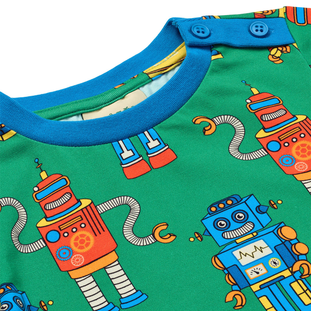 Umalin long-sleeved top with robots