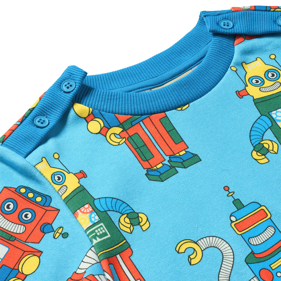Dayton sweatshirt with robots