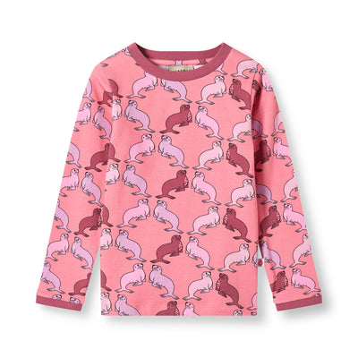 Elstar long-sleeved top with sea lions