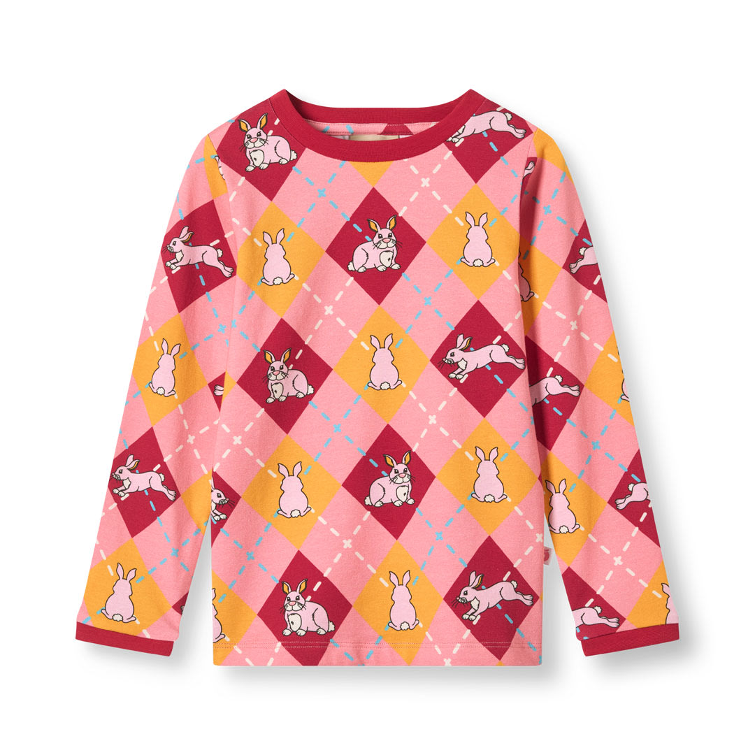 Elstar long-sleeved top with rabbits
