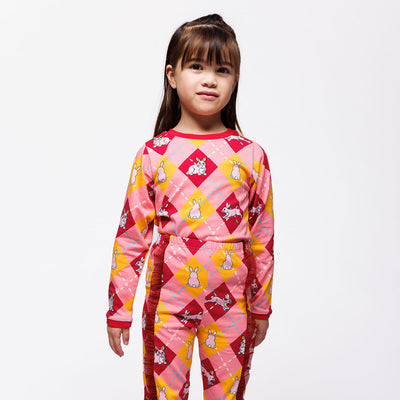 Elstar long-sleeved top with rabbits