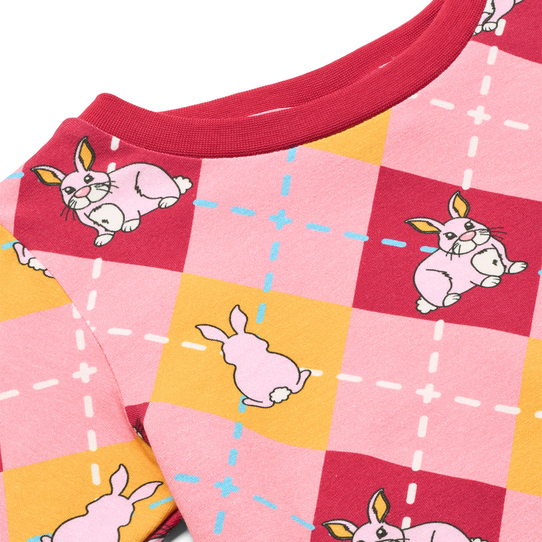 Elstar long-sleeved top with rabbits