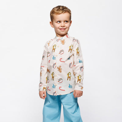 Stayman shirt with Christmas decorations