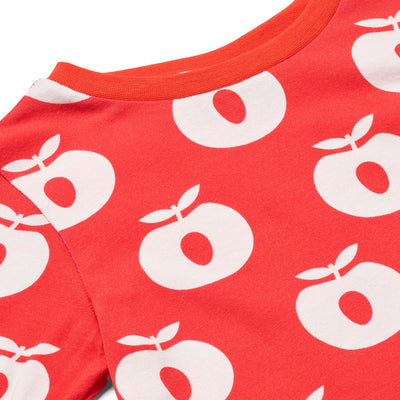 Gala long-sleeved blouse with apples