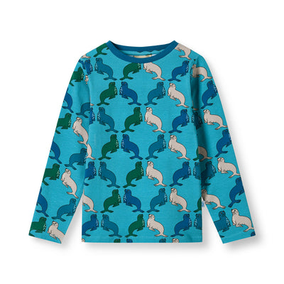 Gala long-sleeved top with sea lions