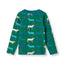 Gala long-sleeved top with reindeer