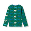 Gala long-sleeved top with reindeer