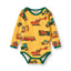 Ulm long-sleeved baby body with vehicles