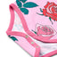 Ulm long-sleeved baby body with roses