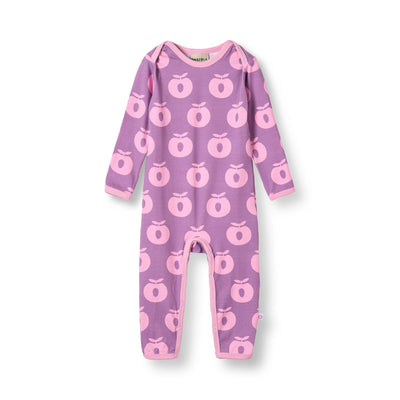 Ulm long-sleeved baby suit with apples