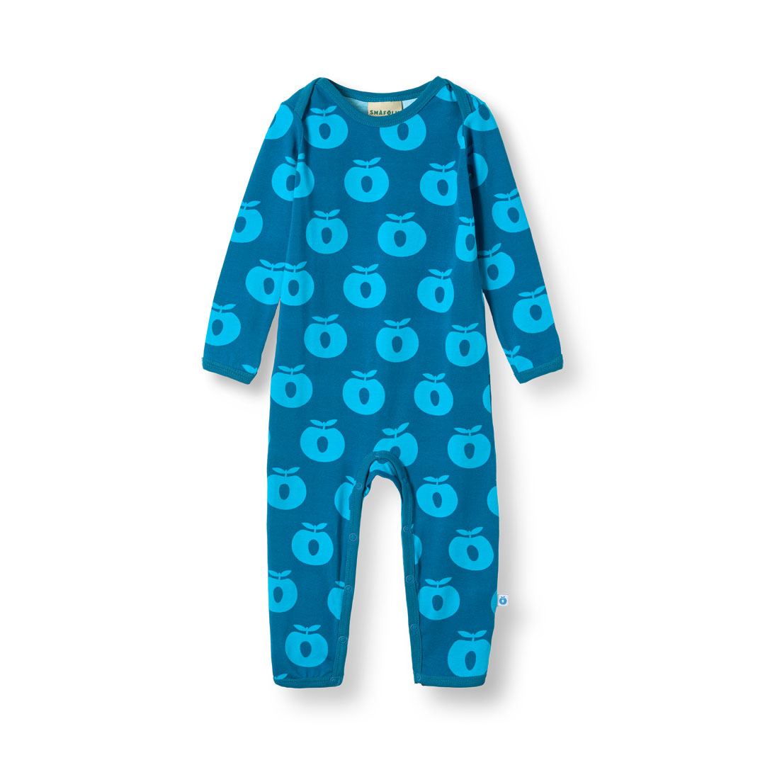 Ulm long-sleeved baby suit with apples