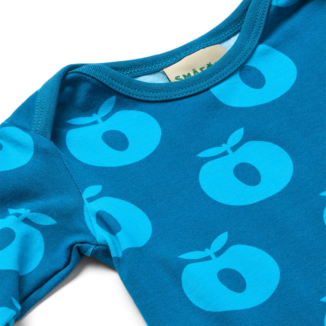 Ulm long-sleeved baby suit with apples