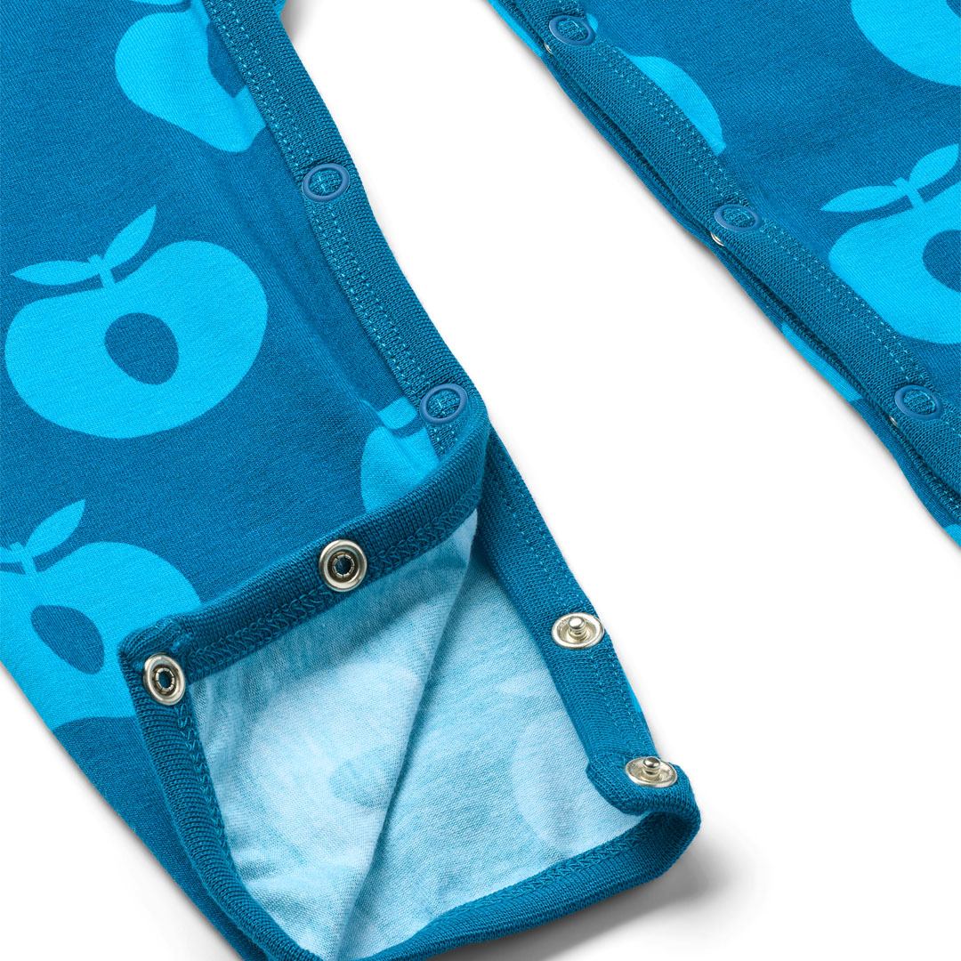Ulm long-sleeved baby suit with apples