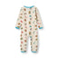Ulm long-sleeved baby suit with Christmas decorations