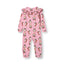 Paula Red long-sleeved baby suit with circus penguins
