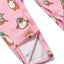 Paula Red long-sleeved baby suit with circus penguins