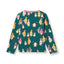 Gala long-sleeved blouse with penguins