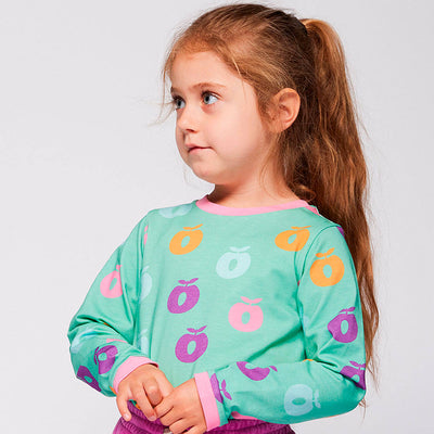 Elstar long-sleeved top with apples