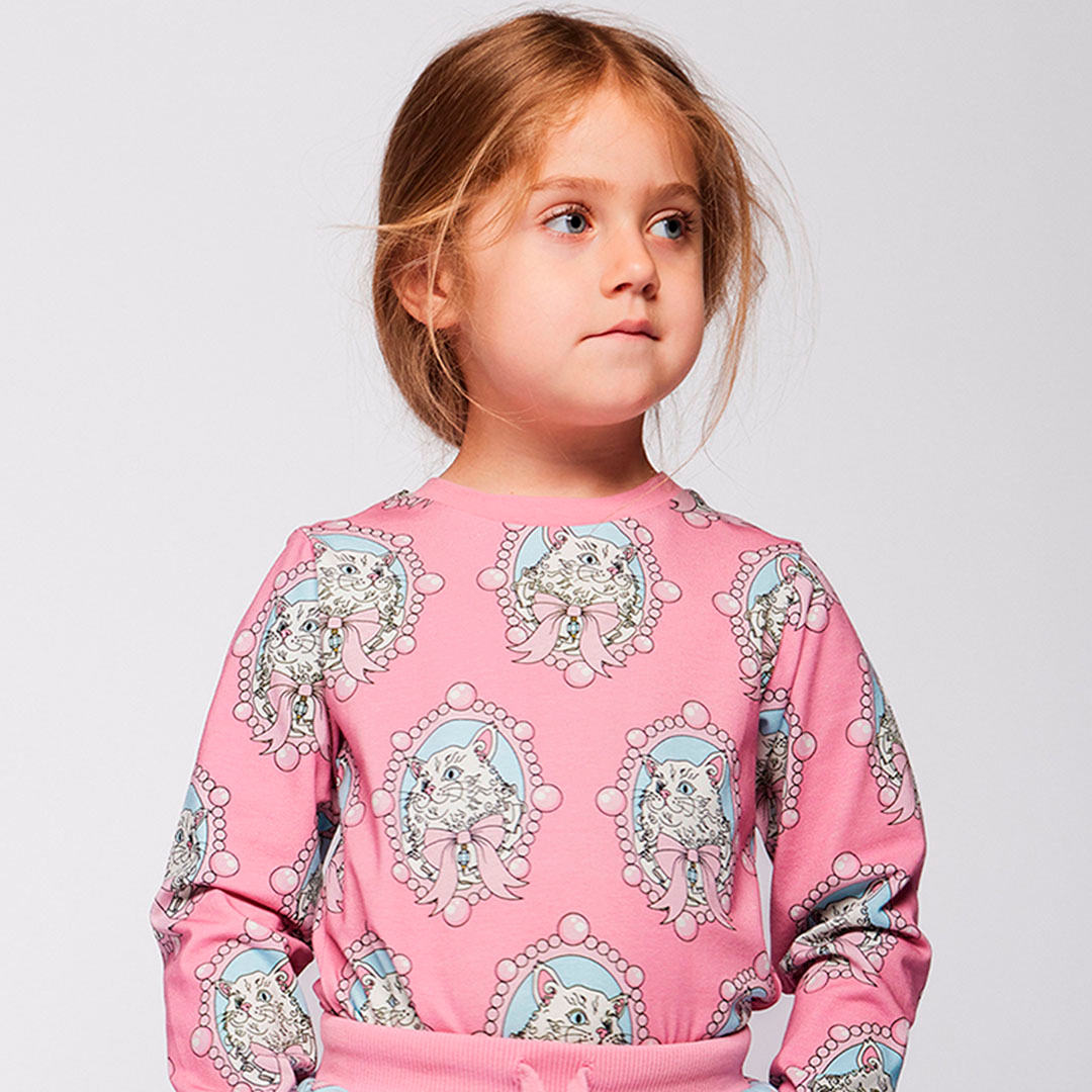 Elstar long-sleeved top with cats