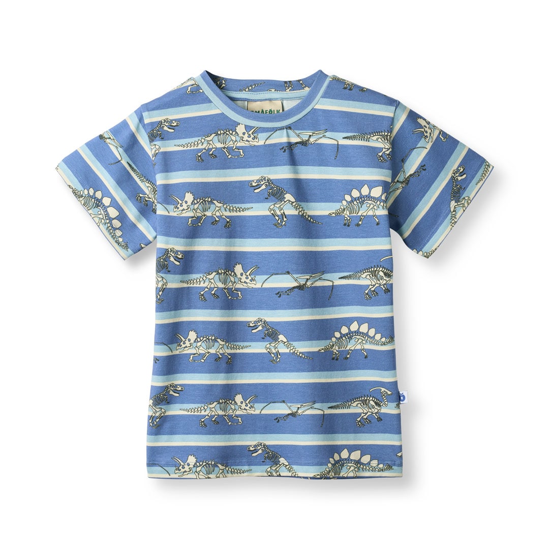 Gala t-shirt with dinosaurs and stripes