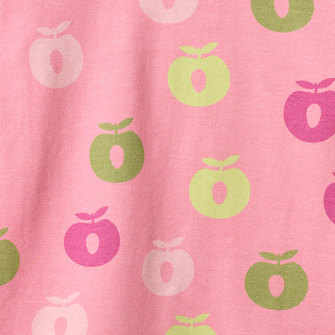 Gala long-sleeved top with apples