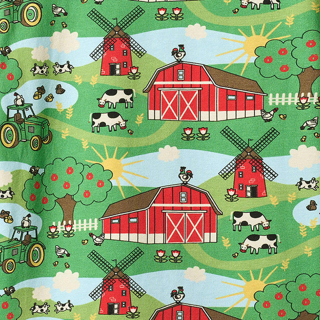 Gala long-sleeved top with farm