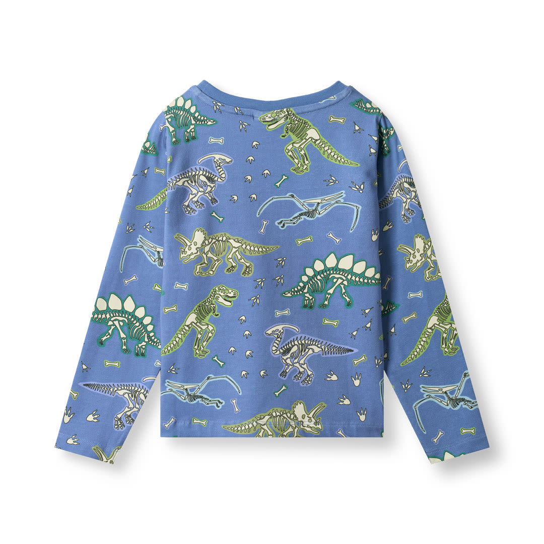 Gala long-sleeved top with dinosaurs