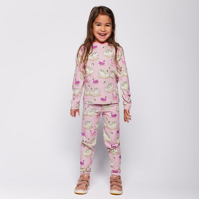 Gala leggings with swans