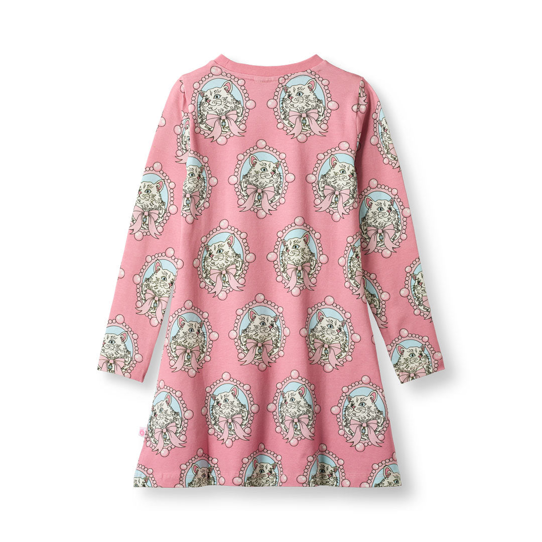 Gala dress with cats
