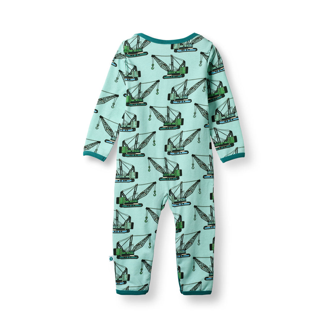 Ulm long-sleeved baby suit with crane machines