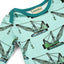 Ulm long-sleeved baby suit with crane machines