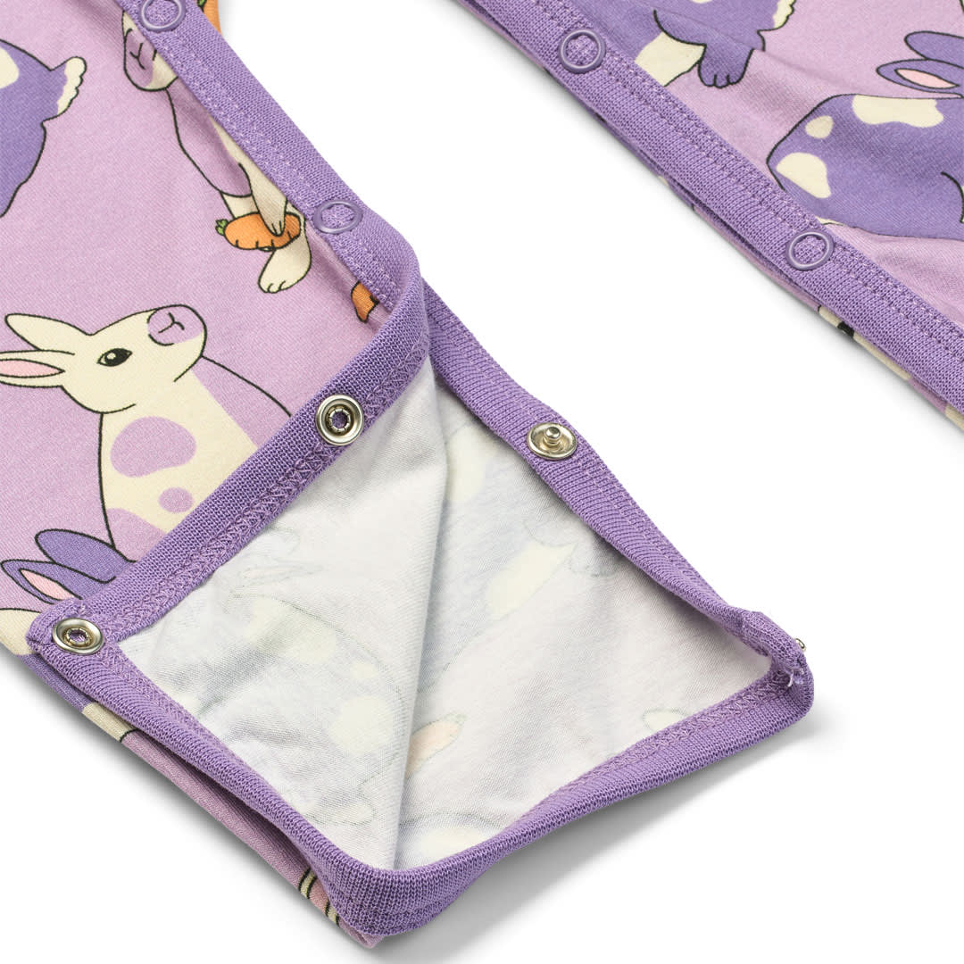 Elstar long-sleeved baby suit with rabbits