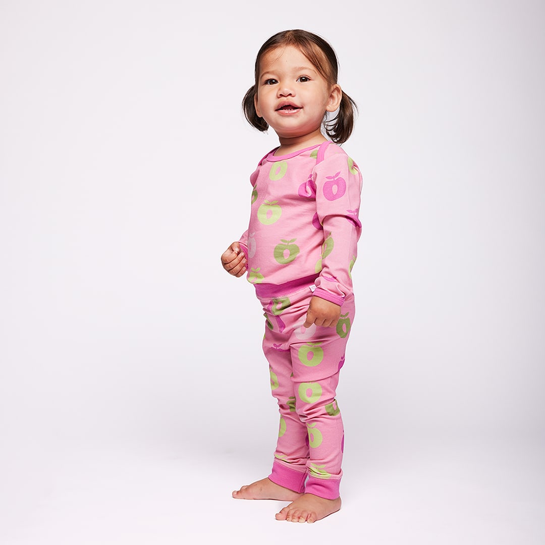 Elstar leggings for baby with apples