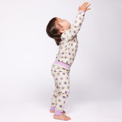 Elstar leggings for baby with flowers