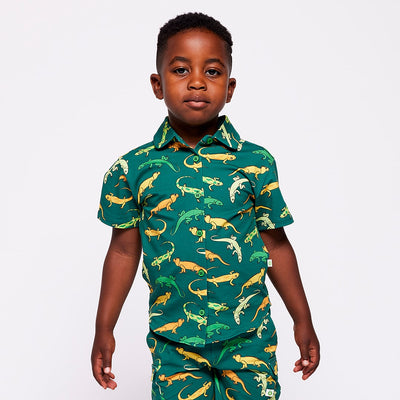 Itasca shirt with lizards