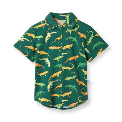 Itasca shirt with lizards