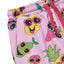 Gala shorts with fruit