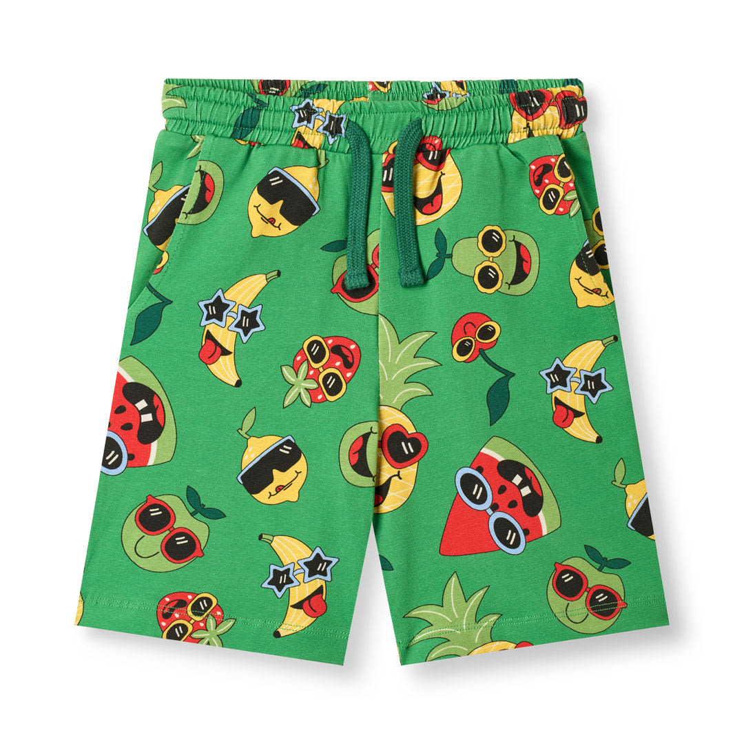 Gala shorts with fruit