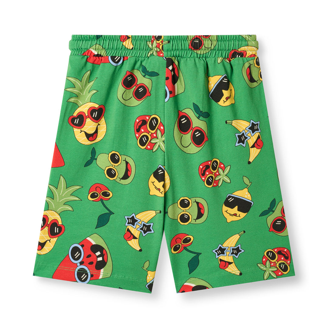 Gala shorts with fruit