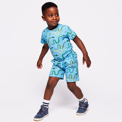 Gala shorts with snakes