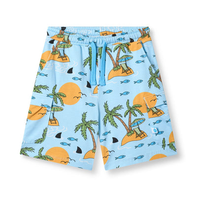 Vogt shorts with tropical island