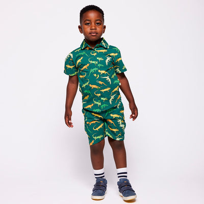Vogt shorts with lizards