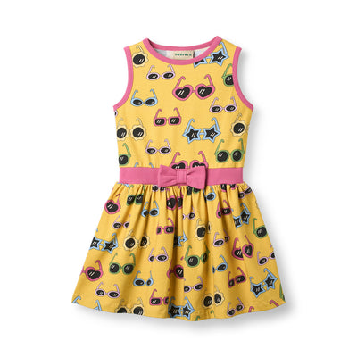 Evelina sleeveless dress with sunglasses