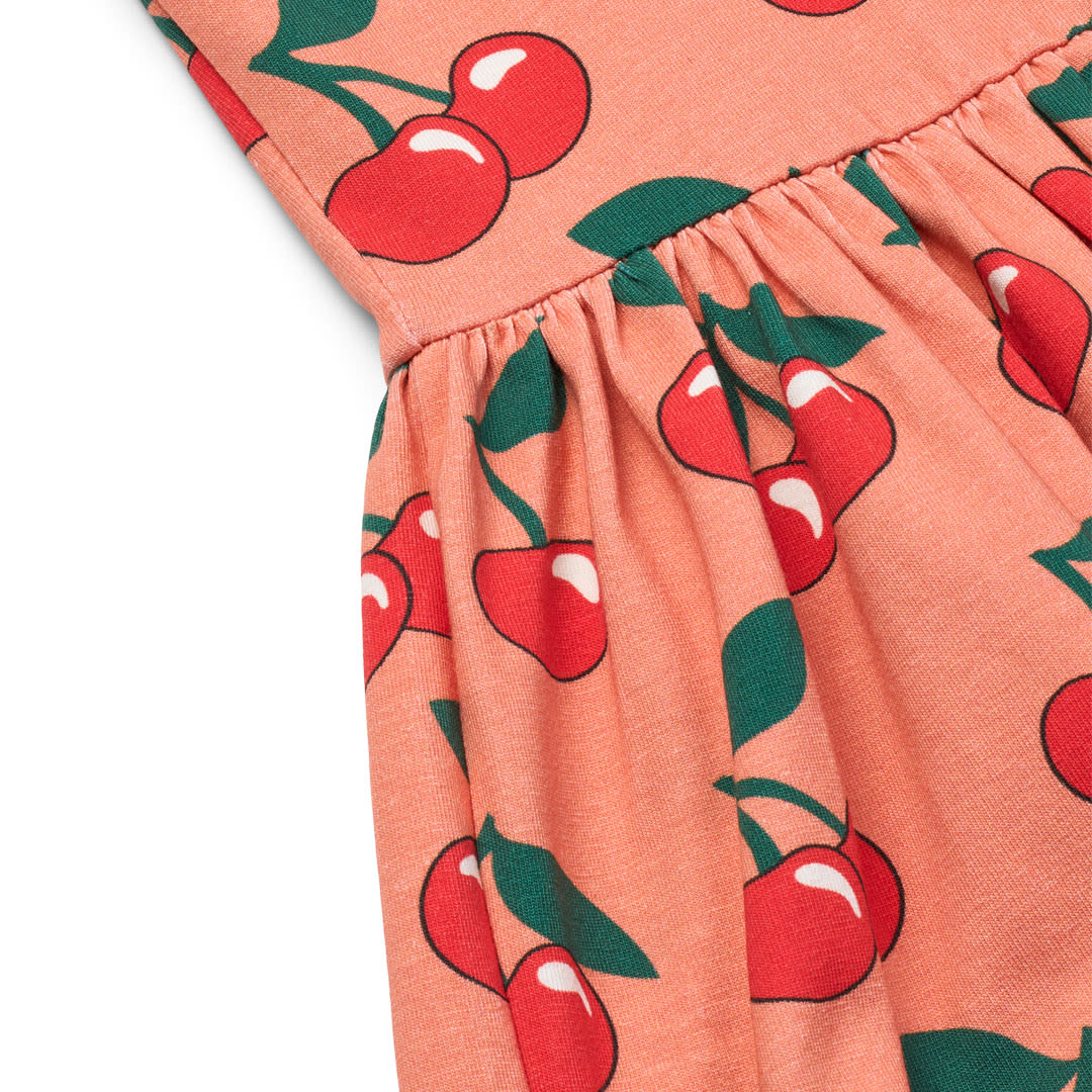Rubinette short-sleeved dress with cherries