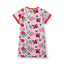 Elstar short-sleeved t-shirt dress with ladybugs